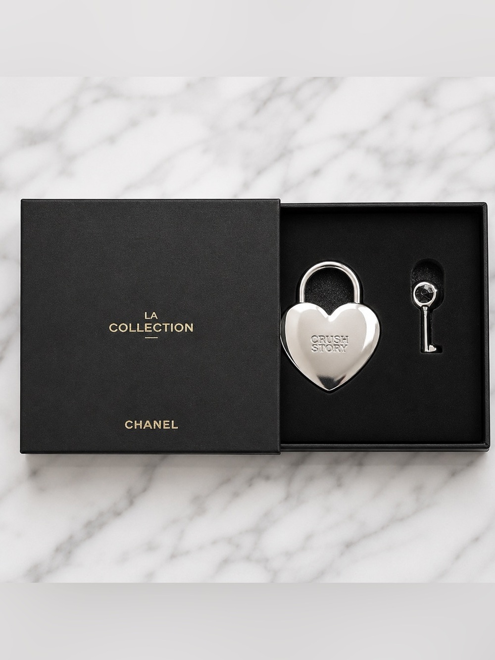 Chanel Lock & Key Set W/ Original Box